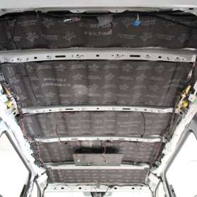 Шумоизоляция потолка вторым слоем Volkswagen Multivan
