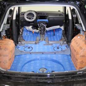 Шумоизоляция пола Volkswagen Tiguan 2 слой